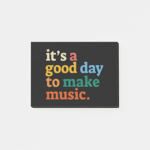 Post-it® c'est une bonne journée pour faire de la musique