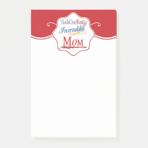 Post-it® C'Est Une Vraiment Incroyable Maman Collection Cad