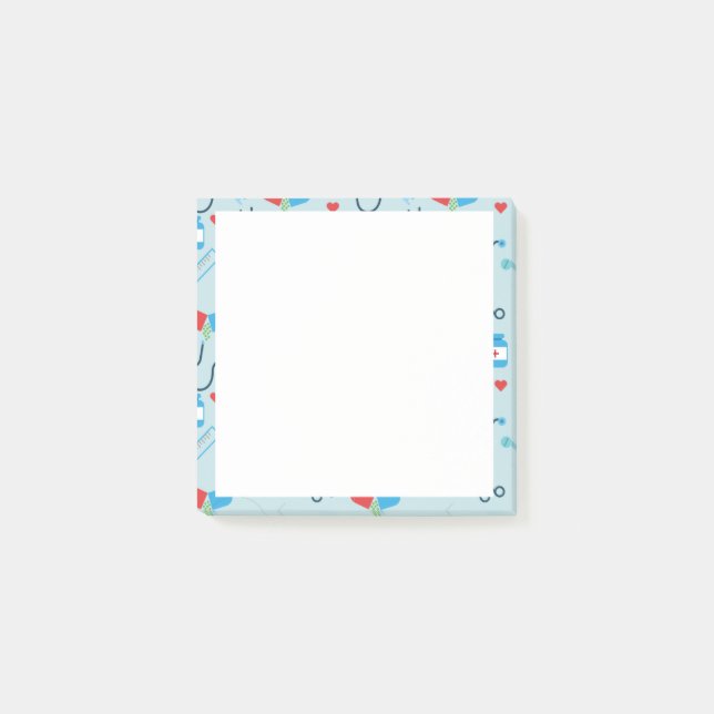 Post-it® Champ Médicale du carnet de notes post-it (Devant)