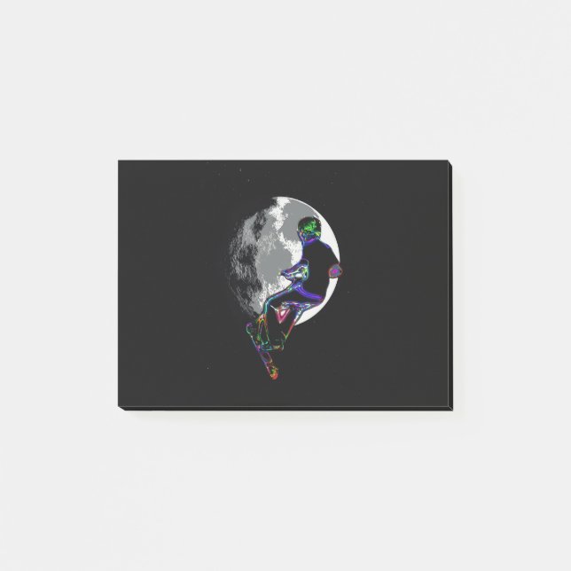 Post-it® Champ Moonlit Scooter - Scooter Boy Arwork (Devant)