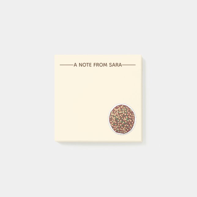 Post-it® Chana Masala Chole Indien nourriture Plat de pois  (Devant)