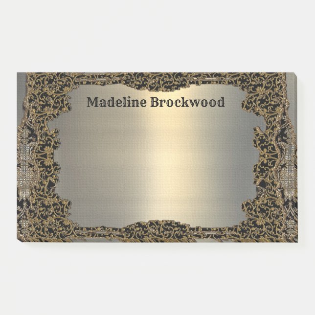 Post-it® Chantella Elegant Chevalier Beau Monogramme (Devant)