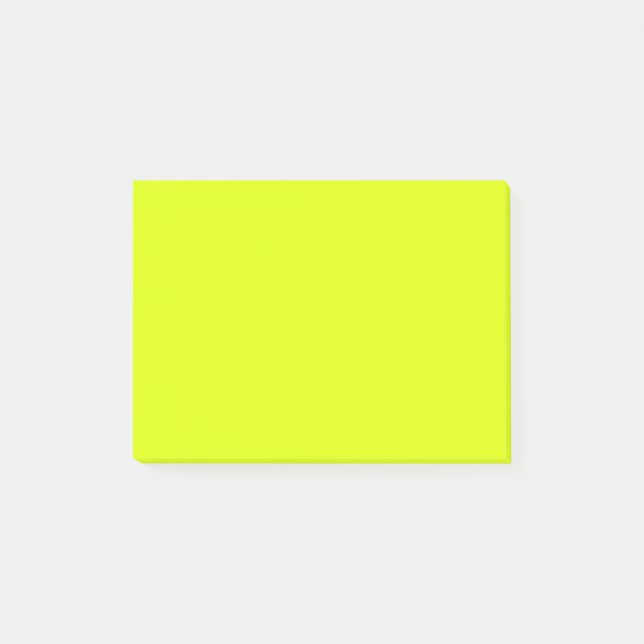 Post-it® Chartreuse Couleur formelle complémentaire (Devant)