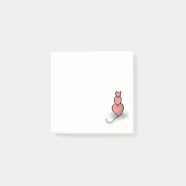 Post-it® Chat 'Coeur'