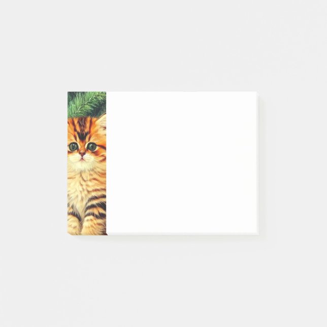 Post-it® Chat de Noël Vintage (Devant)
