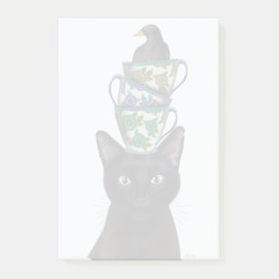 Post-it® Chat noir avec Teups et Blackbird