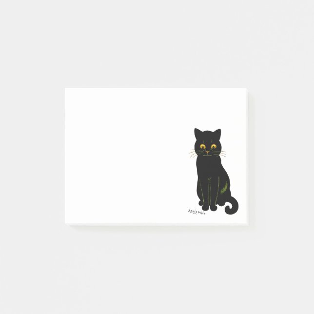 Post-it® Chat noir, Louis Wain (Devant)