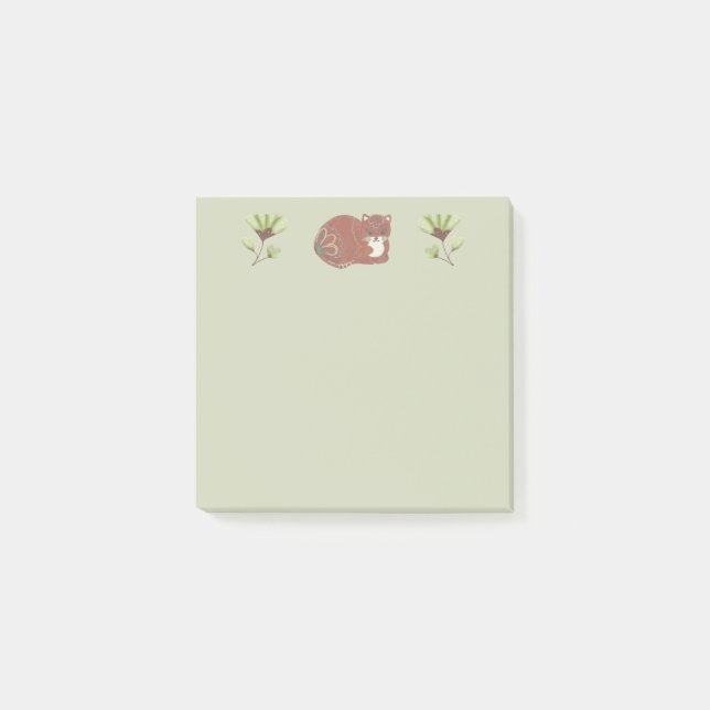 Post-it® Chat orné (Devant)