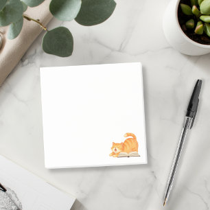 Post-it® Chat roux livresque minimal 
