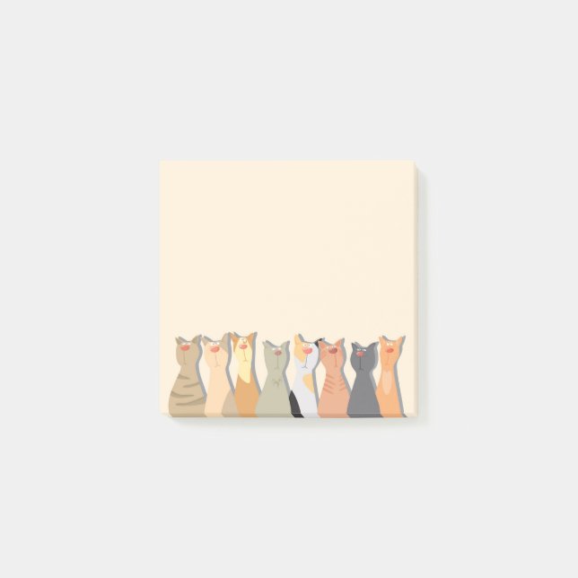 Post-it® Chats cools (Devant)