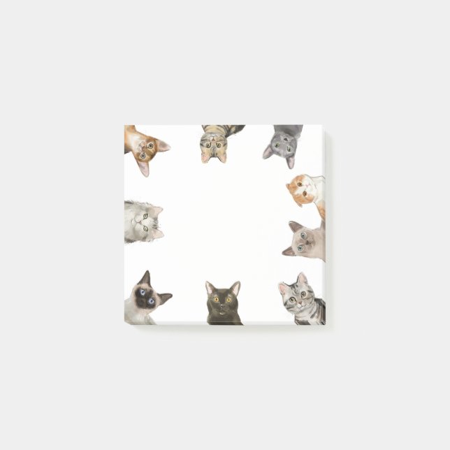Post-it® Chats | Drôle Amoureux des chats (Devant)