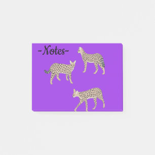 Post-it® Chats Serval