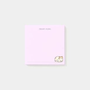 Post-it® Chatte chatte dégradé coloré Nom personnalisé