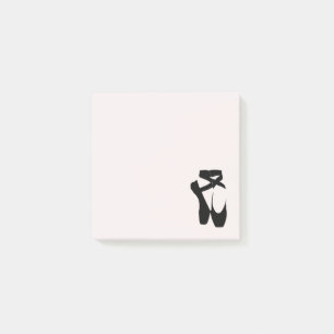 Post-it® Chaussure à pointe de ballon noir
