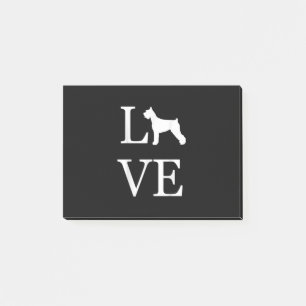 Post-it® chauve géante de l'amour silhouette amoureux des c