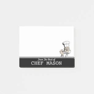 Post-it® Chef de graisse Funny personnalisé