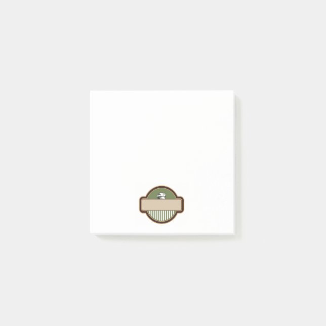 Post-it® Chef Étiquette (Devant)