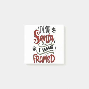 Post-it® Cher Père Noël, j'ai été piégé Noël