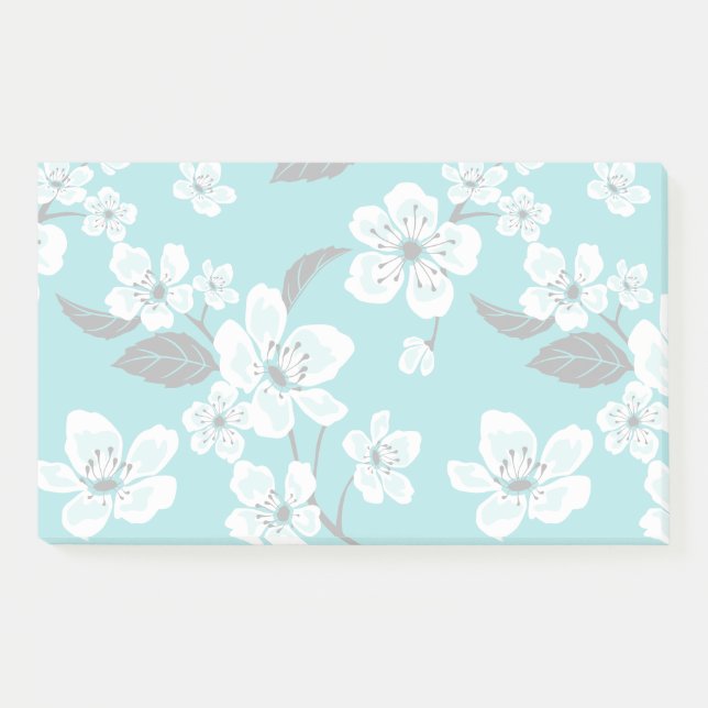 POST-IT® CHERRY BLOSSOM - SAKURA (TURQUOISE) (Devant)