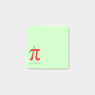Post-it® Cherry Pi Symbole Math Enseignant Funny