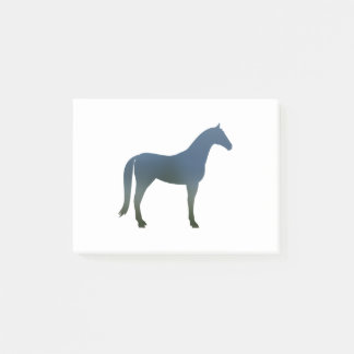 Post-it® Cheval - 2 - Bleu vert