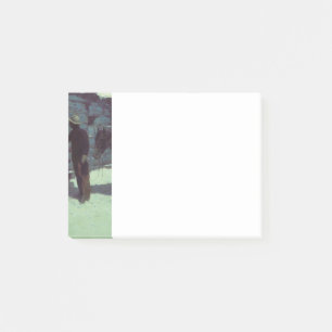 Post-it® Cheval et Cowboy neige hivernale