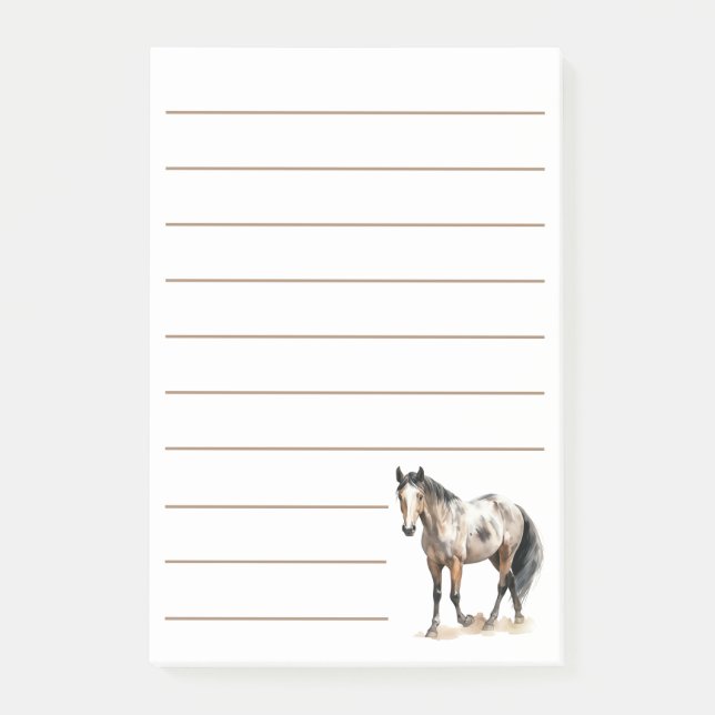 Post-it® Cheval Lover Equestre & Horseback équitation Cowgi (Devant)