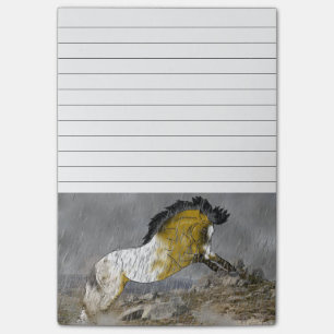 Post-it® Cheval sauvage d'Appaloosa de peau de daim