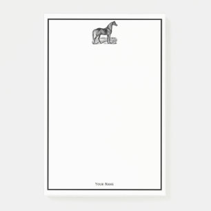 Post-it® Cheval vintage debout
