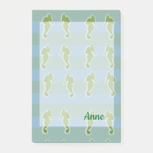 Post-it® Chevaux de mer, Seahorse Notes postales personnali