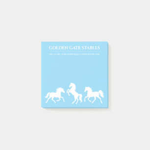 Post-it® Chevaux en mouvement équestre stable ou Ranch