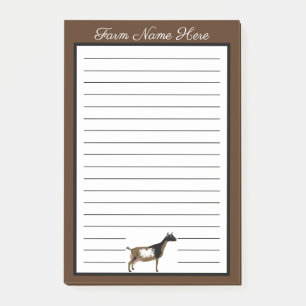 Post-it® Chèvre laitière naine nigériane personnalisée