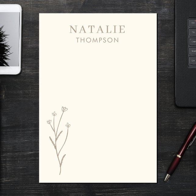 Post-it® Chic champignons Boho tendance Brown Personnalisé (Créateur téléchargé)