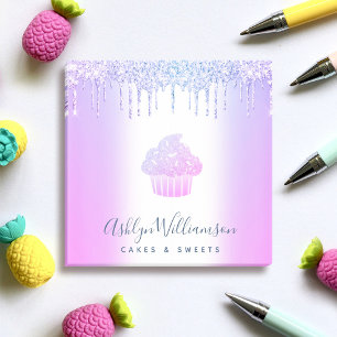 Post-it® Chic Cupcake boulangerie Chef Purple Blue Parties 