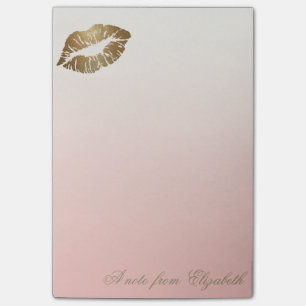 Post-it® Chic Élégant Fille Stylée , Lèvres Pailletées