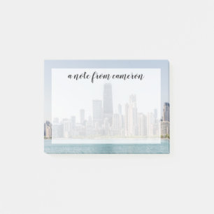 Post-it® Chicago Skyline Avec Le Lac Michigan