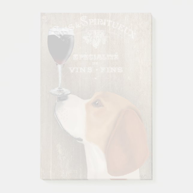 Post-it® Chien Au Vin Beagle (Devant)