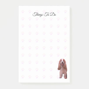 Post-it® Chien Chien Et Motif Paw À Faire