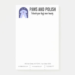 Post-it® Chien Cultivant l'entreprise personnalisée