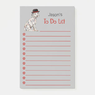 Post-it® Chien dalmate avec peinture Casquette