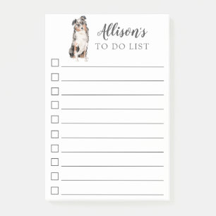 Post-it® Chien de berger australien personnalisé pour fair
