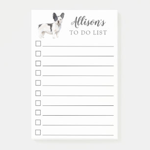 Post-it® Chien de bouledogue français personnalisé pour