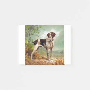 Post-it® Chien de chasse avec oiseau dans la bouche