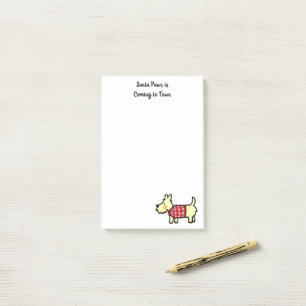Post-it® Chien de Noël Santa Paws Puppy Festif