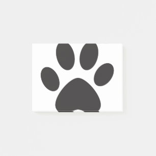 Post-it® Chien Empreinte de patte Chat Animal Animaux Pied 