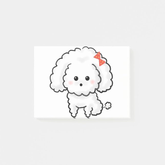 Post-it® Chien maltais (Devant)
