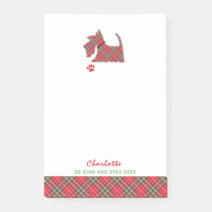 Post-it® Chien Terrier écossais mignon personnalisé