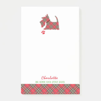 Post-it® Chien Terrier écossais mignon personnalisé