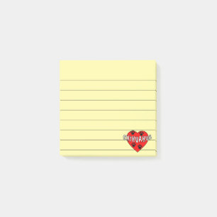 Post-it® Chihuahua Love Lined 3x3