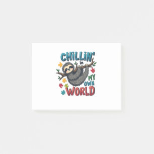 Post-it® Chilling dans mon monde Sensibilisation sur l'auti